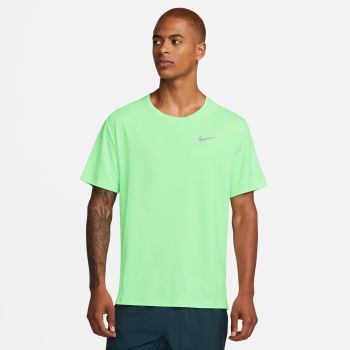 Nike M NK DF UV MILER SS, muška majica za trčanje, zelena